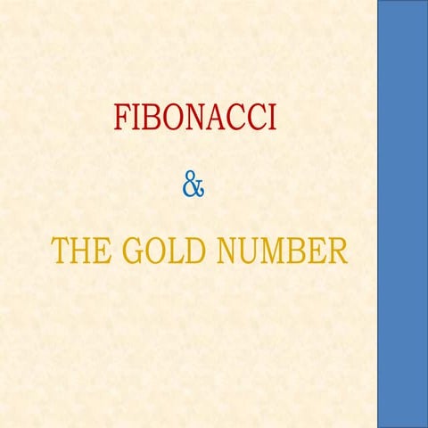 Fibonacci gold-number