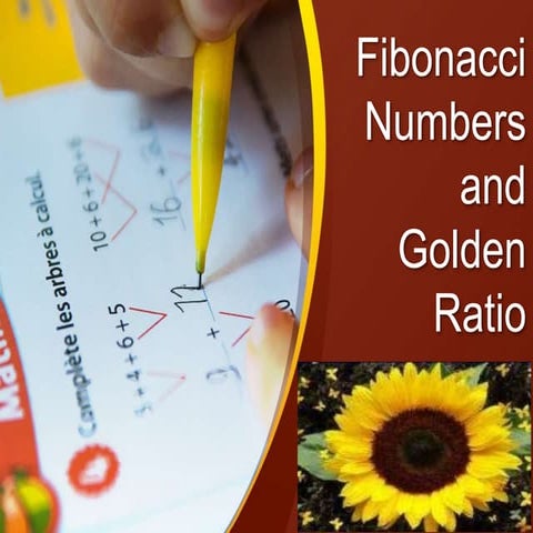 Fibonacci numbers and golden ratio