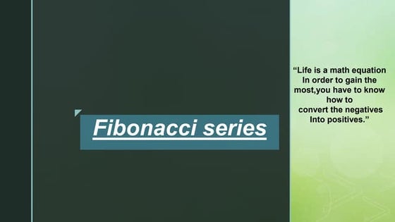 Fibonacci | PPT