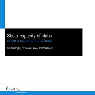 Shear capacity of slabs under a com...