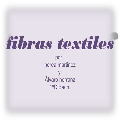 Fibrastextiles 1