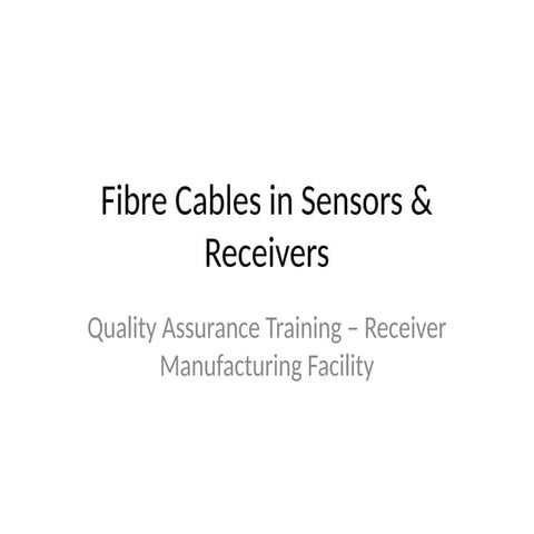 Guide to Fiber Optic Patch Cord Management | PDF
