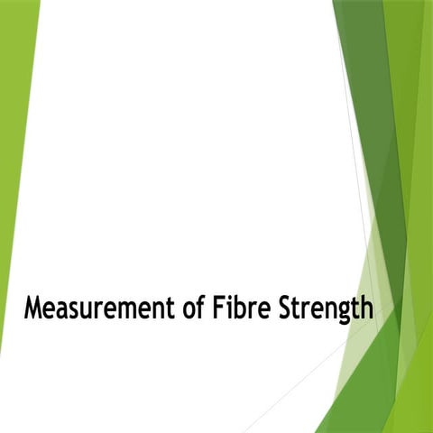 The Effect of Acids and Bases on the Tensile Strength of Fibres. | PPTX