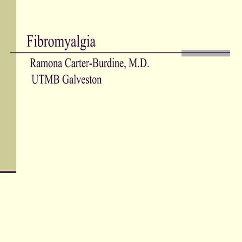 Fibromyalgia.Rc Burdine.Fmdrl