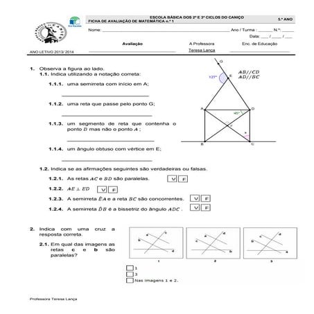 Teste ângulos | DOCX