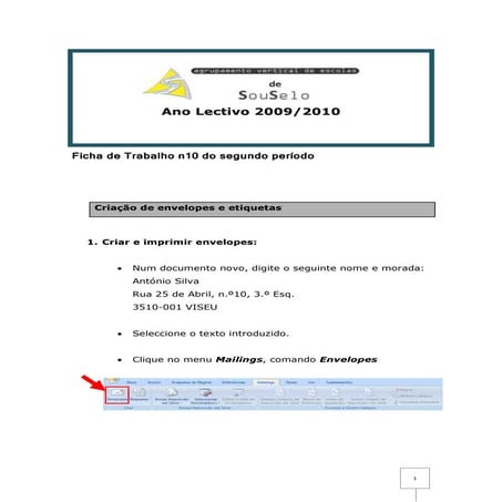 Ficha 10 Segundo Periodo
