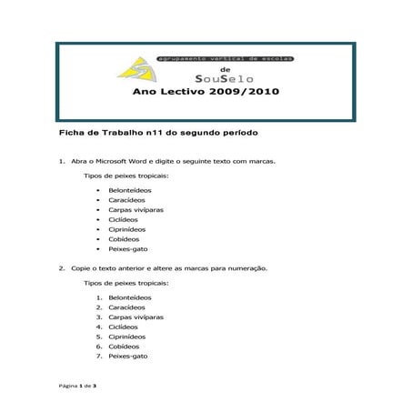 Ficha 11 Segundo Periodo