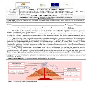 Ficha 3, Módulo D8, CMA, CEF 