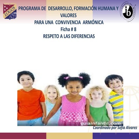 Respeto a las diferencias - FICHA # 8