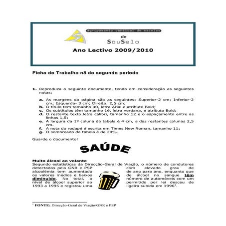 Ficha 9 Segundo Periodo