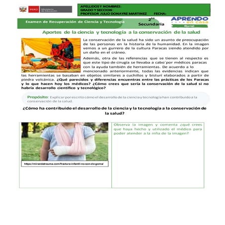 Ficha autoaprendizaje ciclo vi ciencia y tecnologia semana 3 | DOCX