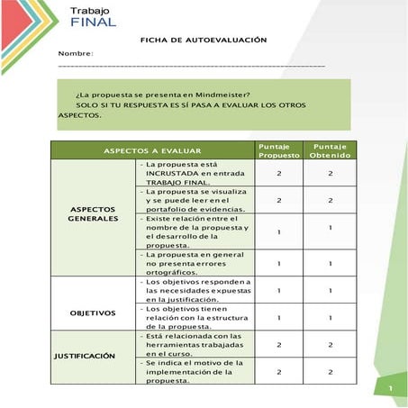Ficha autoevaluacion trabajo final