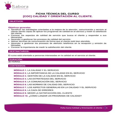 Ficha_Curso CALIDAD Y ORIENTACION AL CLIENTE