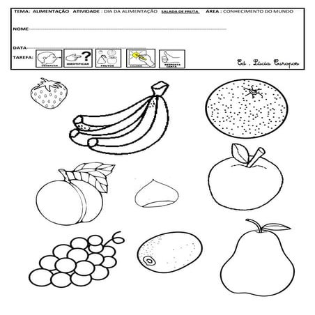 Ficha da salada de fruta