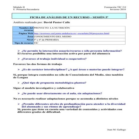 Ficha de análisis de un recurso   sesión 5º - david pastor calle
