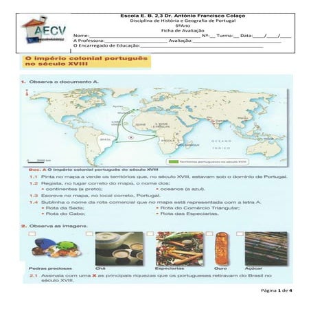 Ficha de av. hgp nee 1ª 6ºano