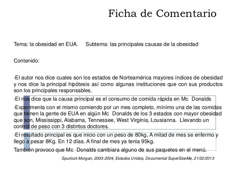 Ejemplo de Ficha de Comentario y de Resumen [DOCX Document