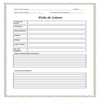 Ficha de leitura