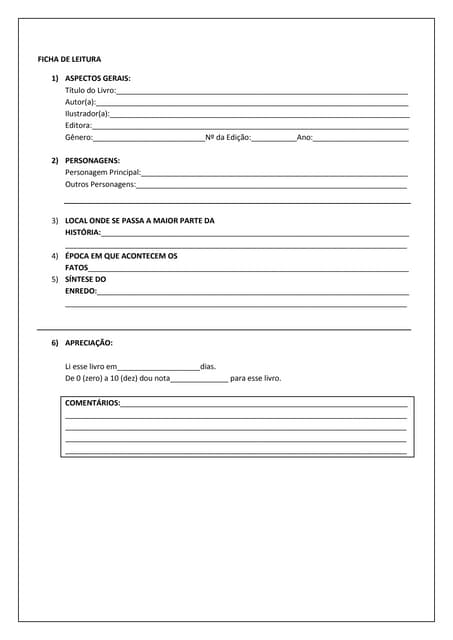 Ficha de leitura