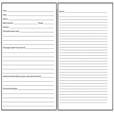 Fanfiction template worksheet