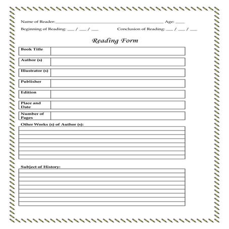 Ficha de leitura inglês