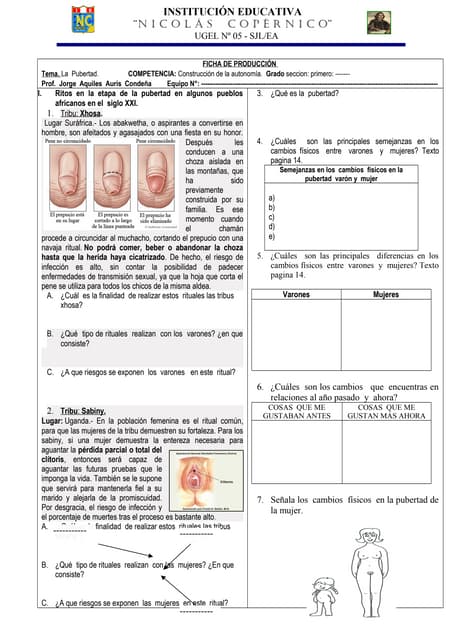 Ficha de trabajo