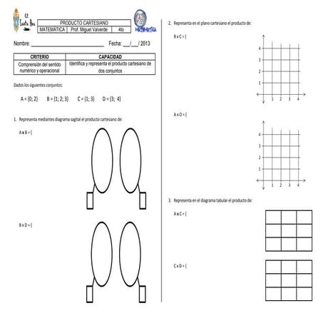 Ficha de trabajo   producto cartesiano