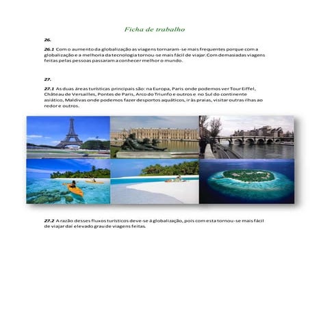 Globalização e Turismo