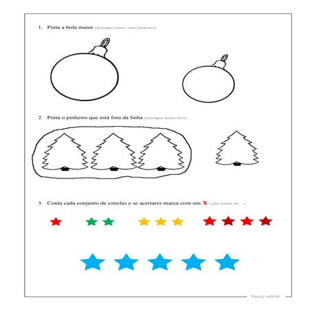 Ficha de trabalho (3 anos)