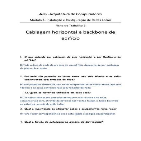Ficha de trabalho ac-n-1 | PDF