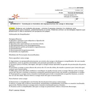 Ficha de trabalho nº 2   tec.dist. ...