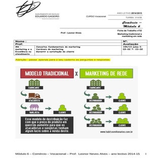 Ficha de trabalho nº32  m6 marketin...