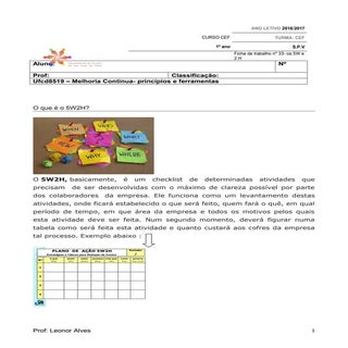 Ficha de trabalho nº33  spv-  os 5w...