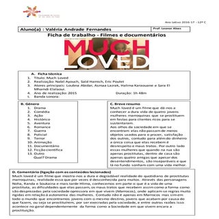 Ficha de trabalho sociologia