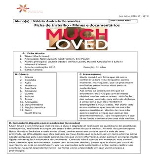 Ficha de trabalho sociologia