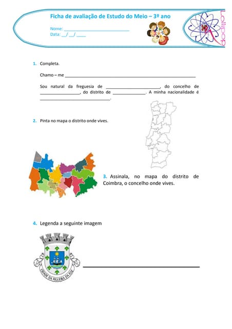 Ficha final 1º período Est. Meio