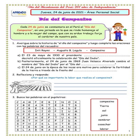 Ficha dia del campesino s2