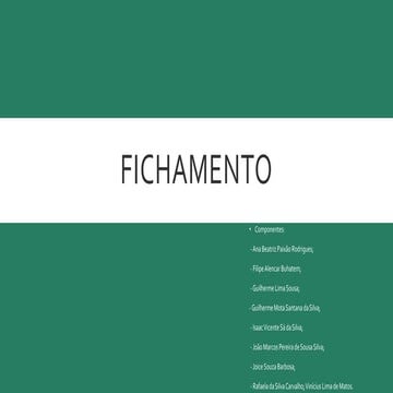 Fichamento 