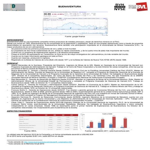 Ficha mina buenaventura