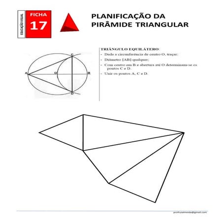 Ficha nº 17 planificação piramide triangular | PDF