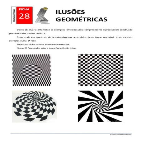 Ficha nº 28 ilusões geométricas