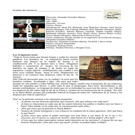 Ficha película babel