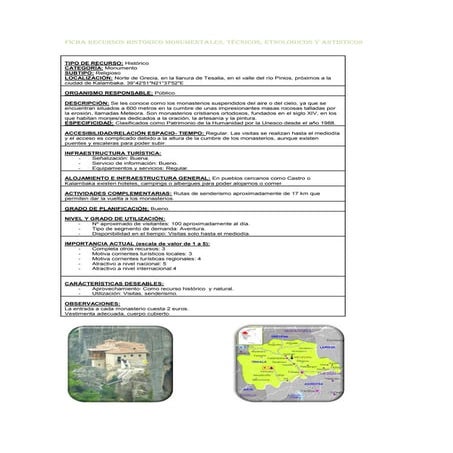 Ficha recursos histórico monumentales