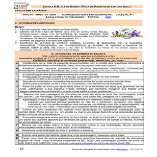 Ficha de registo de leitura- sugest...