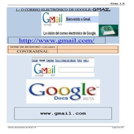 Fichas Ferramentas Web 2 0