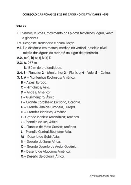 11ºano ficha3 GeoA | PDF