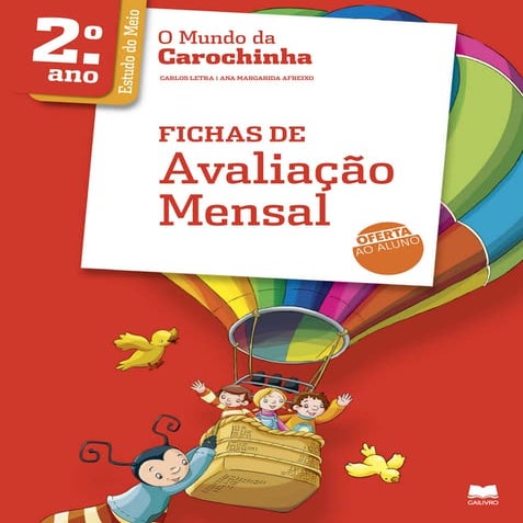 Fichas avaliação mensal 2 ano 