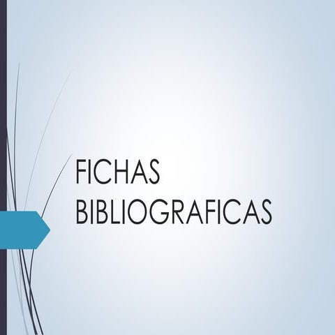 Fichas Bibliograficas