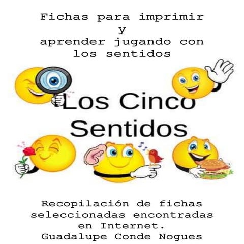 Fichas Los 5 Sentidos Pptx