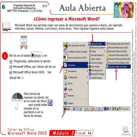 Fichas microsoft word